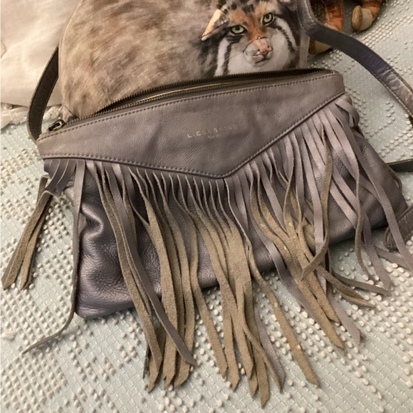Liebeskind Gray Fringe Crossbody Bag - Picture 6 of 6